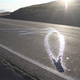 The Tiburon’s accidental oil slick during Friday practice.